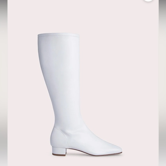 By Far NIB EDIE WHITE NAPPA LEATHER boots - Picture 4 of 4